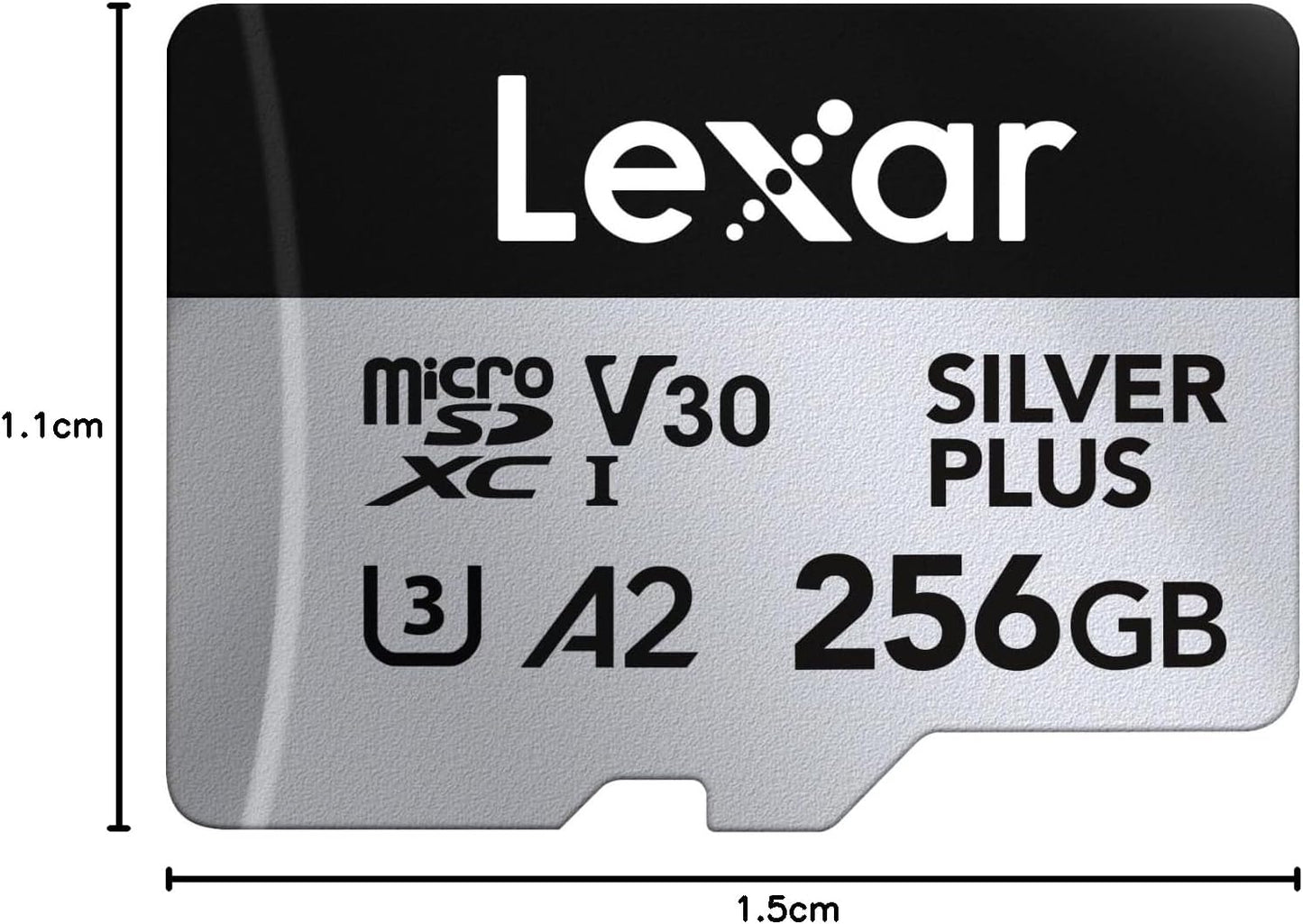 Lexar SILVER PLUS microSDXC 256GB(A2/V30/UHS-I)