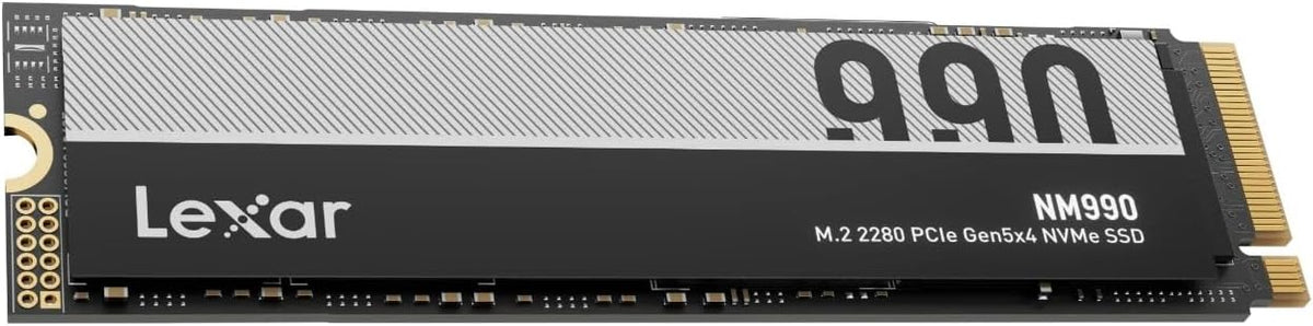 Lexar NM990 PCIe 5.0 x4 NVMe SSD（M.2） 左下から