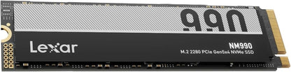 Lexar NM990 PCIe 5.0 x4 NVMe SSD（M.2） 左下から