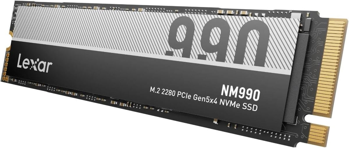 Lexar NM990 PCIe 5.0 x4 NVMe SSD（M.2） 右側から