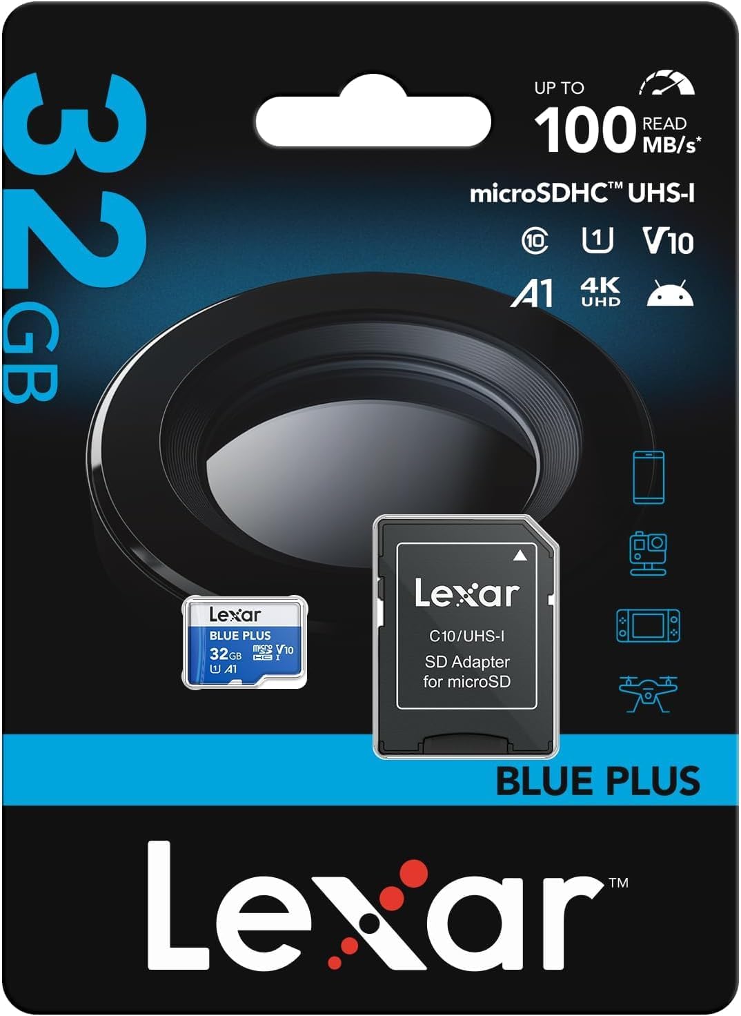 Lexar Blue PLUS microSD（UHS-I/Class10）