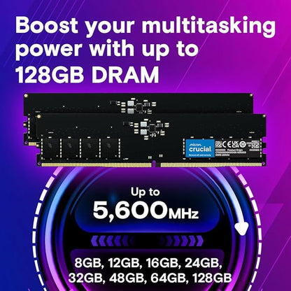 Crucial DDR5-5600 32GB デスクトップメモリ（DIMM）