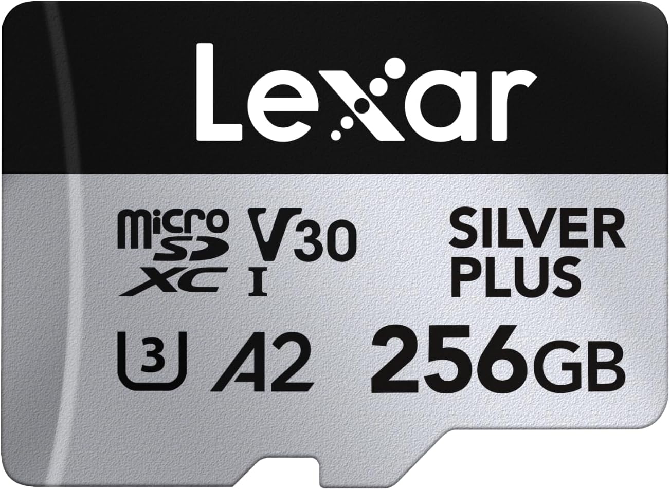 Lexar SILVER PLUS microSDXC 256GB（A2/V30/UHS-I）