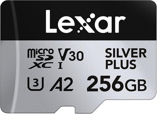 Lexar SILVER PLUS microSDXC 256GB（A2/V30/UHS-I）