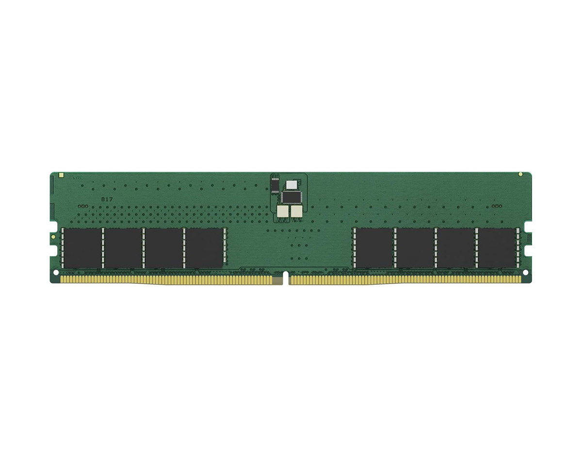 Kingston ValueRAM DDR5-5600 32GB デスクトップ用メモリの基板と端子