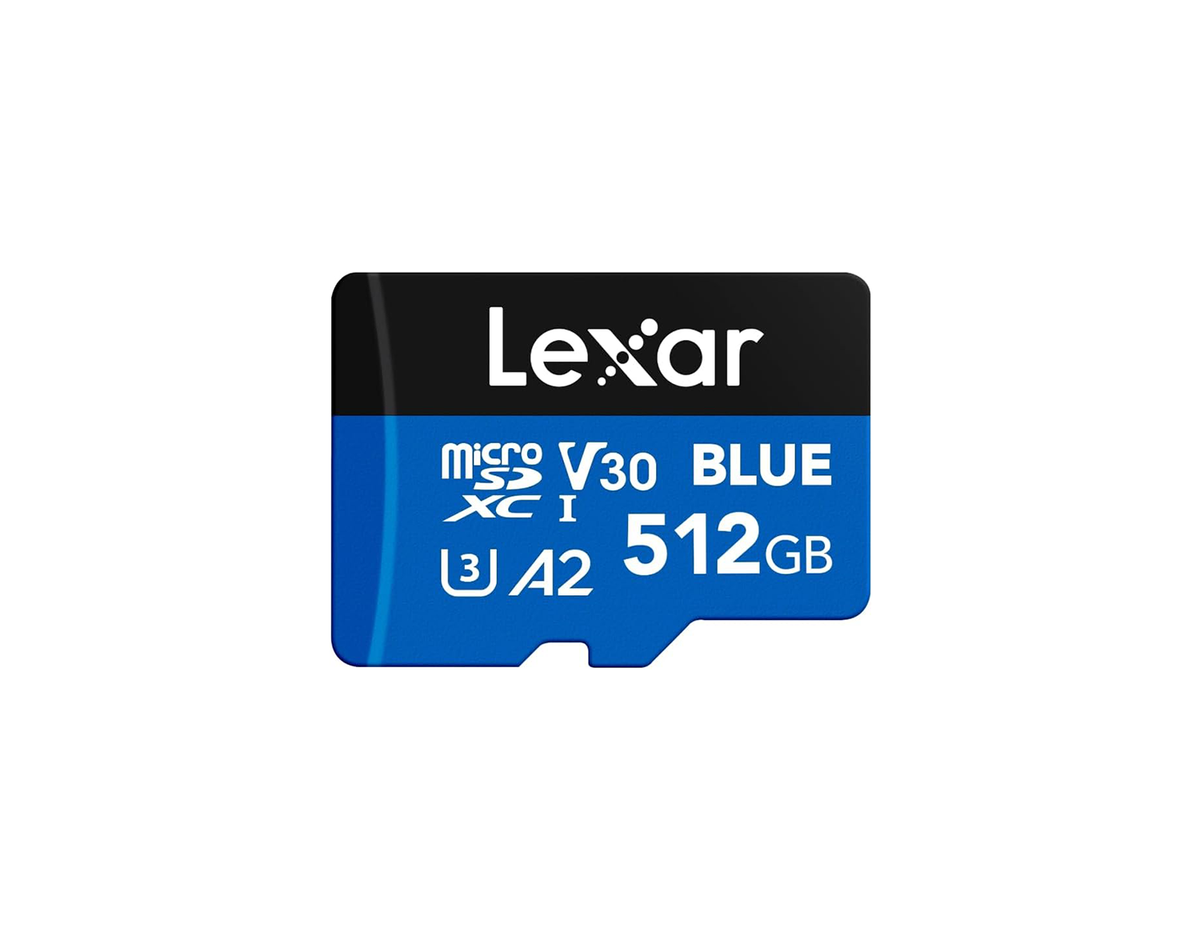 Lexar BLUE 512GB microSDXCカード（UHS-I・A2・V30）